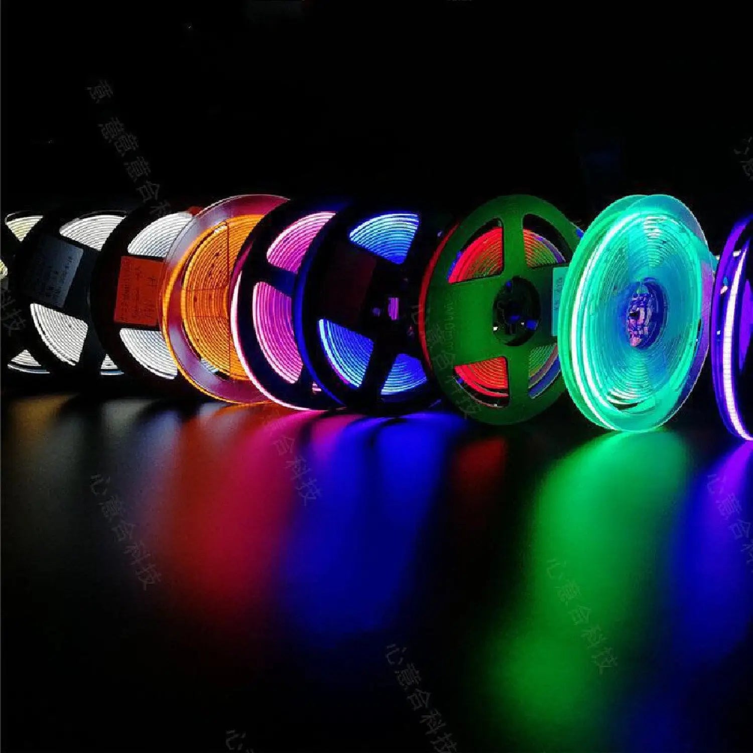 COB LED Strip Light | Flexible, Dimmable, 9 Colors | 5M Roll