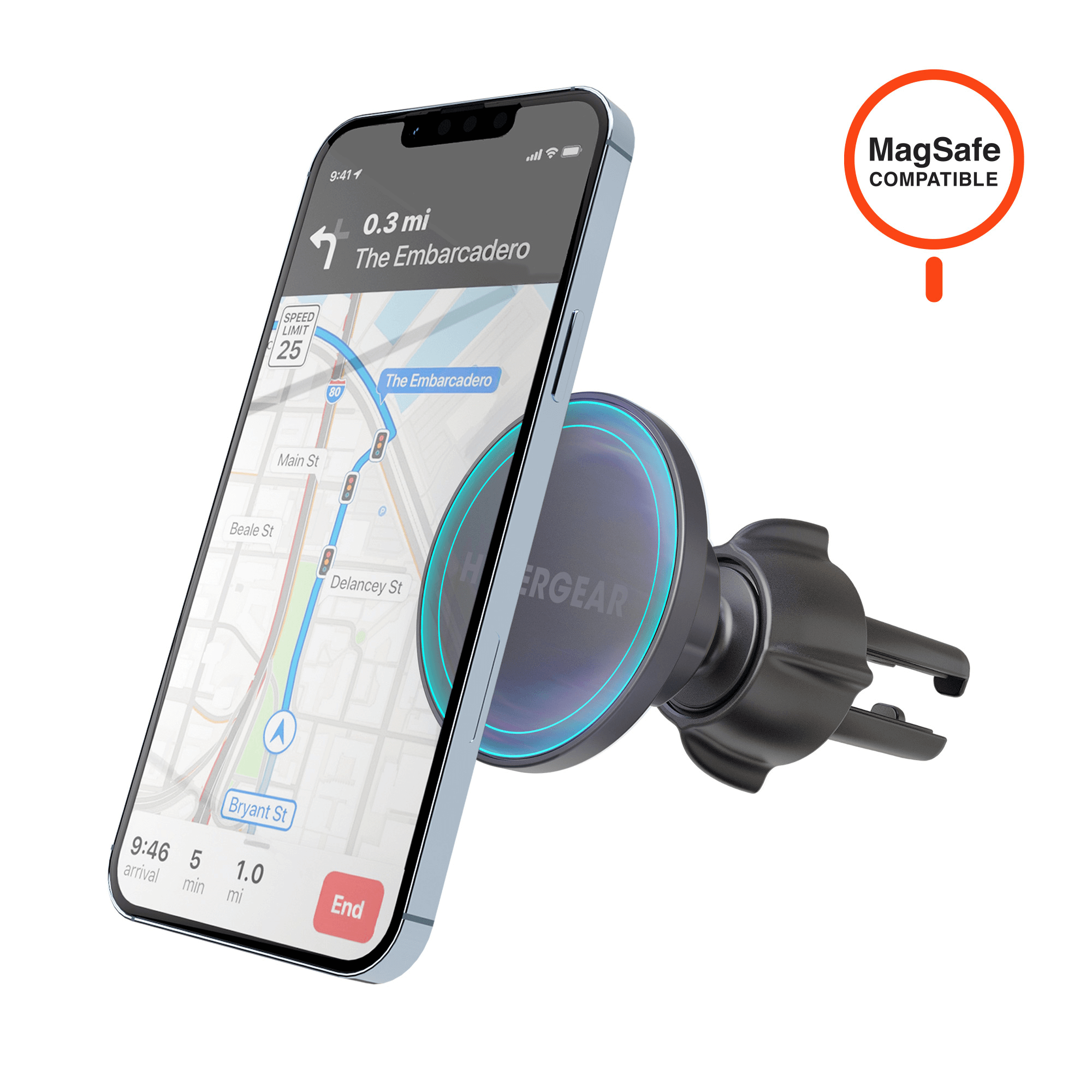 MagSafe Car Vent Mount | Magnetic Phone Holder for iPhone