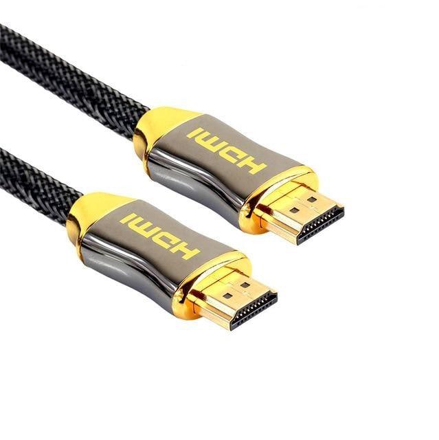 4K DisplayPort to HDMI Cable | Gold-Plated, Nylon Braided | 1M–5M