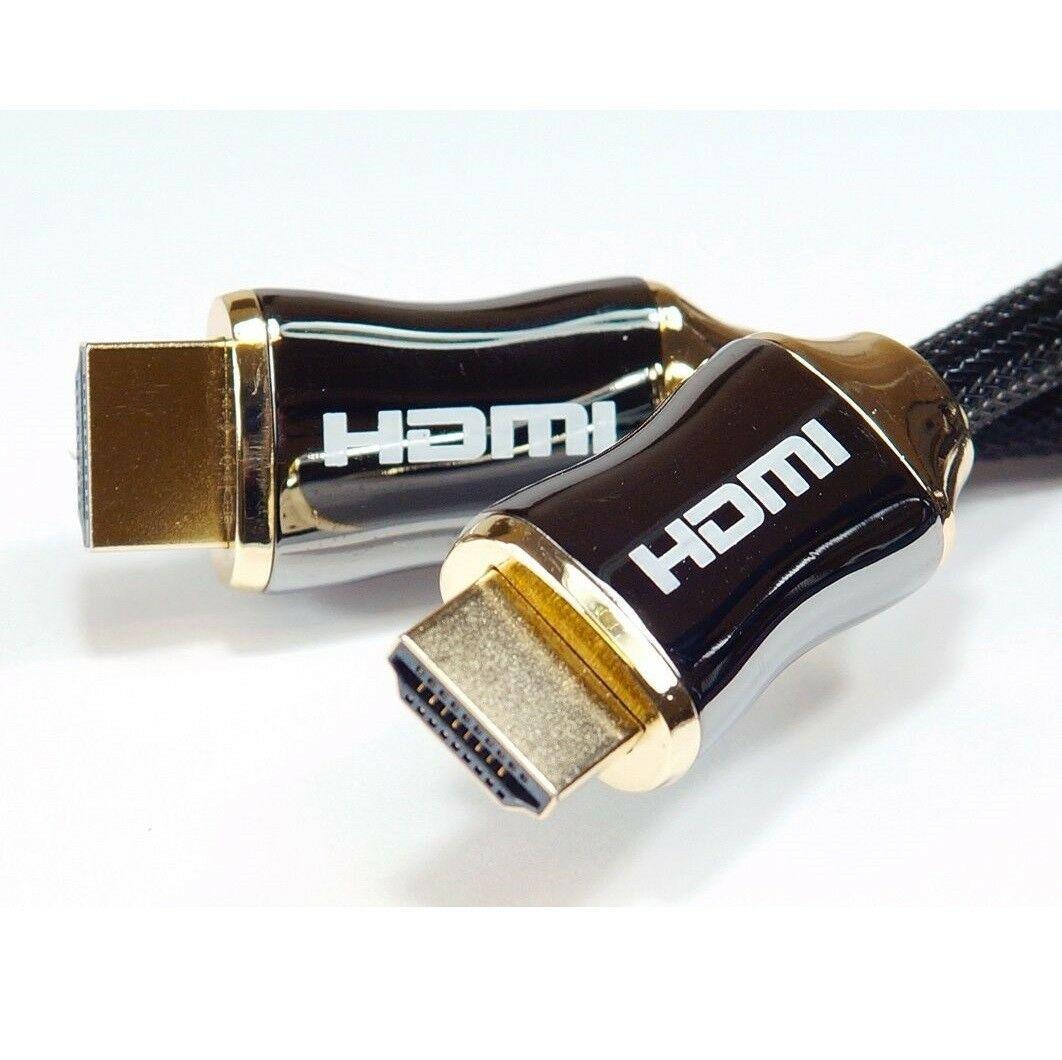 4K DisplayPort to HDMI Cable | Gold-Plated, Nylon Braided | 1M–5M