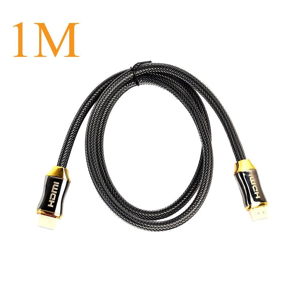 4K DisplayPort to HDMI Cable | Gold-Plated, Nylon Braided | 1M–5M