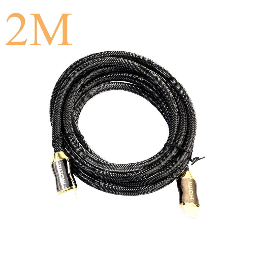 4K DisplayPort to HDMI Cable | Gold-Plated, Nylon Braided | 1M–5M