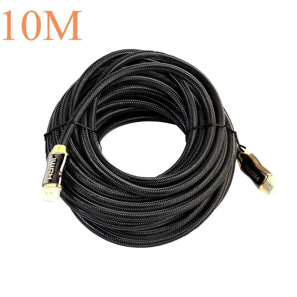 4K DisplayPort to HDMI Cable | Gold-Plated, Nylon Braided | 1M–5M